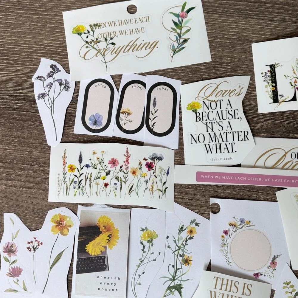 ❤️$4 Wedding Florals Not So Mystery Happy Planner Sticker Set